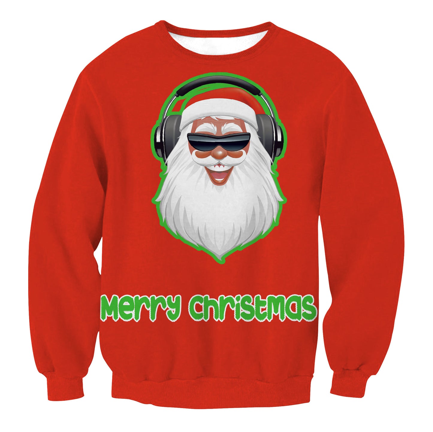 Autumn Winter Fashion Ugly Christmas Sweater Santa Elf Funny Pullover Womens Mens Print Sweaters Tops Clothing